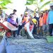 Wali Kota Jambi Maulana dan Wakil Walikota Jambi Diza Aljosha saat melaunching program 'Kampung Bahagia" di RT 10, Kelurahan Kasang Jaya, Kecamatan Jambi Timur. (Dok: Rahmat)