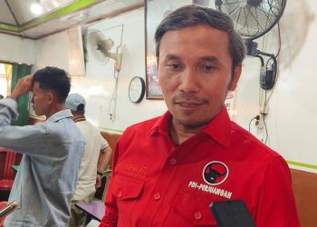 Anggota DPR RI dapil Jambi, Edi Purwanto di KualaTungkal. (Dok: Rahmat)