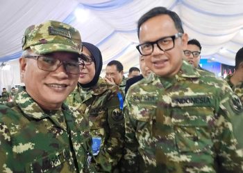 Ketua DPRD Muaro Jambi Aidi Hatta mengikuti pelatihan kepemimpinan di Akademi Militer Magelang dengan pola pembinaan disiplin tinggi ala militer. (Dok: Rahmat)