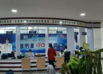 Loket pelayanan disdukcapil Kota Jambi di Mall Pelayanan Publik (MPP) KotaJambi. (Dok: Rahmat)