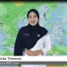 Prakirawan BMKG Sultan Taha Jambi, Luckita Theresia di Kantor BMKG jambi. (Dok: Rudi)