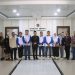 Mewakili Bupati Tanjung Jabung Barat, Staf Ahli Bidang Ekonomi dan Pembangunan H. Yan Ery menerima audiensi DEKRAFMI DPD Provinsi Jambi. (Dok: Diskominfo Tanjab Barat)