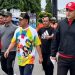 Masyarakat Kabupaten Merangin antusias mengikuti kegiatan Car Free Day setiap Minggu pagi di jalur depan Kantor Diskominfo Merangin. (Dok: Redaksi)