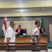 Sidang perkara dugaan korupsi Dana Alokasi Khusus (DAK) pengadaan peralatan praktik SMK di Pengadilan Negeri Jambi kembali digelar, Senin (18/5/2026). (Dok: Rudi)