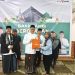 Direktur Utama Bank Jambi, Khairul Suhairi bersama jajaran direksi dan karyawan saat pelaksanaan pemotongan hewan kurban Idul Adha 1447 Hijriah di kantor pusat Bank Jambi, Rabu (27/5/2026). (Dok: Redaksi)