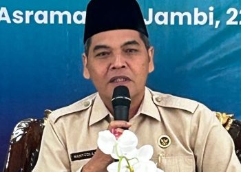 Kepala Kantor Wilayah Kementerian Agama Provinsi Jambi, Dr. H. Wahyudi Abdul Wahab, M.Fil.I. (Dok: Redaksi)