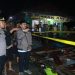 Bupati Tanjung Jabung Barat Anwar Sadat meninjau langsung lokasi kebakaran di Kelurahan Teluk Nilau, Kecamatan Pengabuan. (Dok: Rahmat)