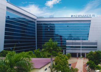 Gedung Kemnaker RI di Jakarta. (Dok: Biro Humas Kemnaker)