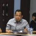 Bupati Muaro Jambi Bambang Bayu Suseno menghadiri rapat pembahasan pembangunan jalur dua dan pelebaran jalan Simpang Mendalo hingga batas Kota Jambi bersama BPJN Bina Marga Jambi dan sejumlah pemangku kepentingan. (Dok: Rahmat)