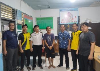 Petugas Lapas Kelas IIA Jambi bersama jajaran Polsek Rimbo Bujang berhasil mengamankan kembali narapidana kasus narkotika yang kabur sejak peristiwa banjir dan robohnya tembok lapas pada 2017 lalu. (Dok: Rahmat)