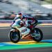 Pembalap muda Indonesia Veda Ega Pratama memacu motornya saat balapan Moto3 Prancis 2026 di Sirkuit Bugatti Le Mans, Minggu (10/5/2026). (Dok: Honda Asia)