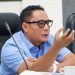 Wakil Ketua II DPRD Jambi Samsul Riduan saat menghadiri pertemuan bersama Kementerian Hukum dan HAM wilayah Jambi. (Dok: Rahmat)