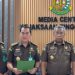 Asintel Kejati Jambi Muhammad Husaini memberikan keterangan terkait status pengelolaan aset pabrik PT PAL yang masih berstatus sita dalam perkara dugaan korupsi kredit perbankan. (Dok: Rudi)