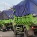 Angkutan batubara saat melintas di jalan nasional Provinsi Jambi. (Dok: Redaksi)