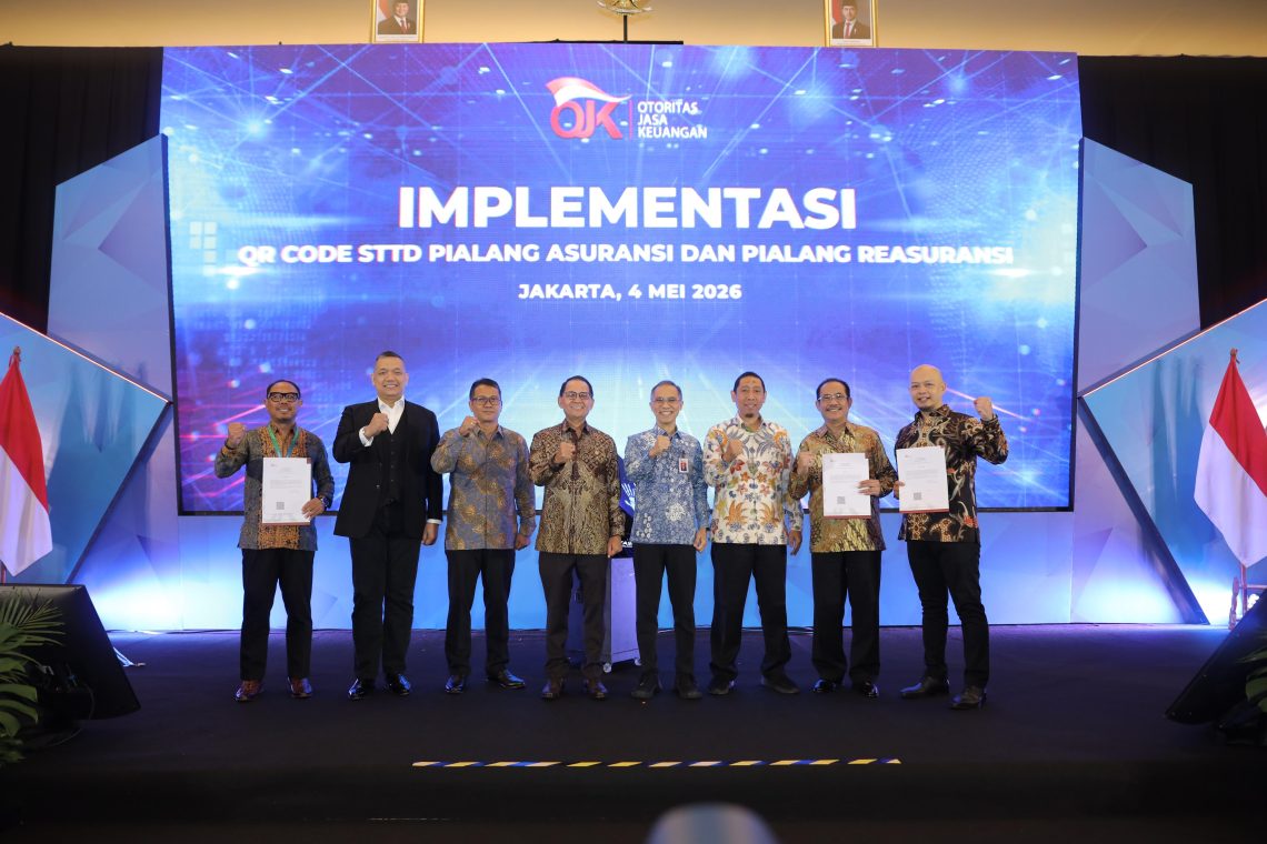 OJK resmi meluncurkan implementasi QR Code pada STTD pialang asuransi dan reasuransi di Jakarta. (Dok:Humas OJK)
