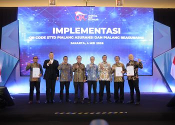 OJK resmi meluncurkan implementasi QR Code pada STTD pialang asuransi dan reasuransi di Jakarta. (Dok:Humas OJK)