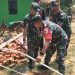 Danrem 042/Gapu Brigjen TNI Nyamin meninjau langsung progres pembangunan jalan dan fasilitas umum dalam program TMMD ke-128 di Desa Seko Besar, Kabupaten Sarolangun. (Dok: Rahmat)