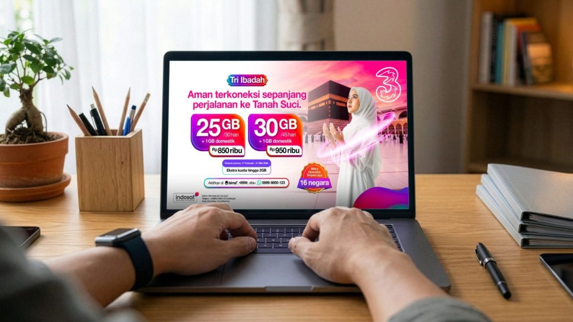 Indosat Ooredoo Hutchison melalui brand Tri menghadirkan layanan Tri Ibadah untuk mendukung kebutuhan konektivitas jamaah Haji 2026 agar tetap lancar berkomunikasi selama perjalanan ibadah. (Dok: IOH Jambi)