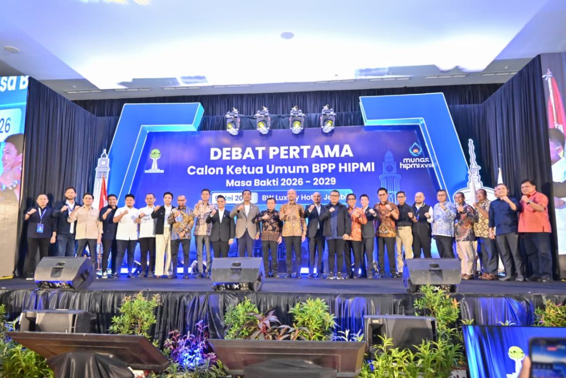 Kapolda Jambi Irjen Pol. Krisno H. Siregar menghadiri debat perdana calon Ketua Umum BPP HIPMI Masa Bakti 2026-2029 di BW Luxury Hotel Jambi, Sabtu (9/5/2026).  (Dok: Alpin)