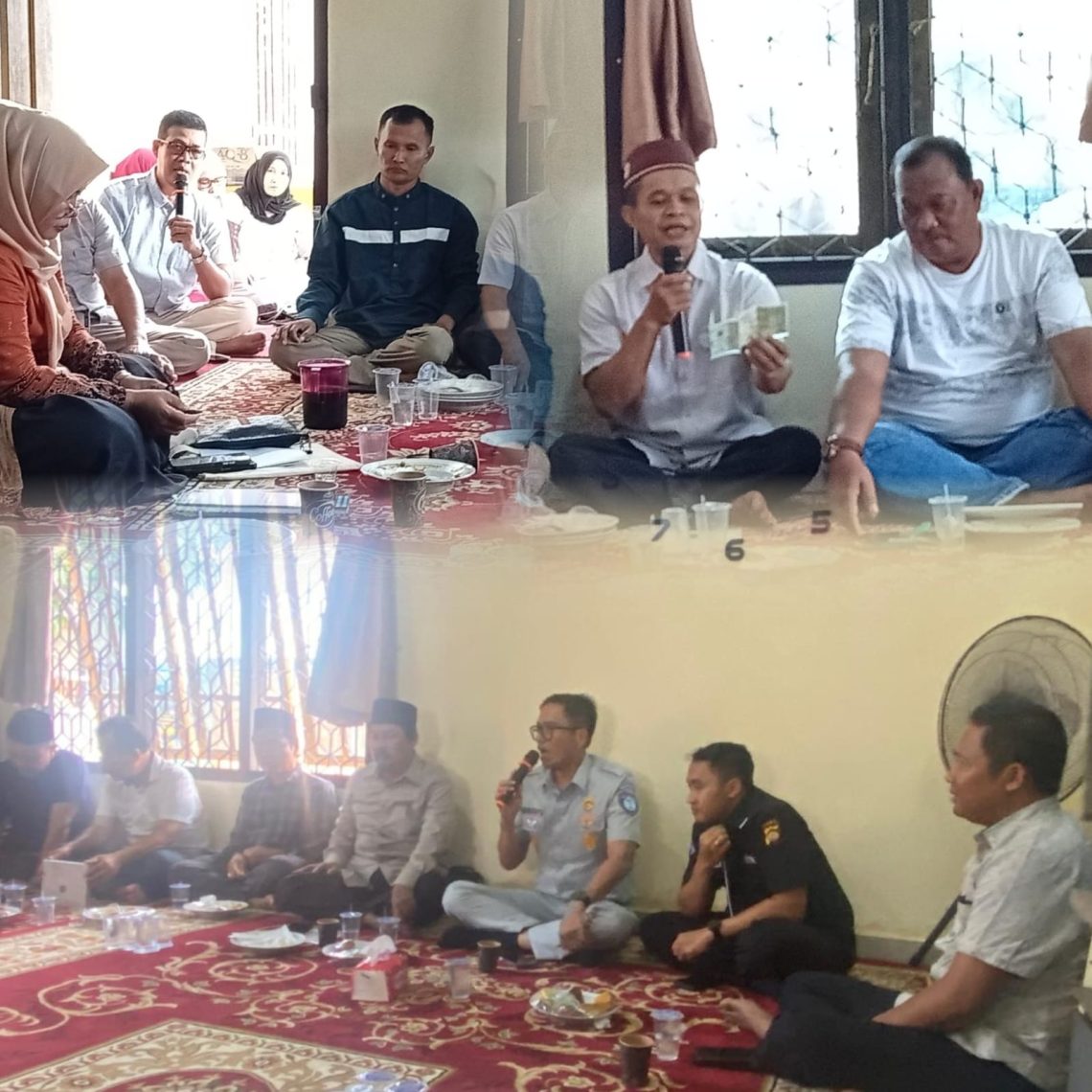 Ditlantas Polda Jambi bersama Samsat dan Jasa Raharja memberikan edukasi keselamatan berlalu lintas serta sosialisasi pembayaran pajak kendaraan melalui aplikasi SIGNAL kepada warga Kelurahan Aur Kenali. (Dok: Alpin)