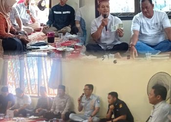 Ditlantas Polda Jambi bersama Samsat dan Jasa Raharja memberikan edukasi keselamatan berlalu lintas serta sosialisasi pembayaran pajak kendaraan melalui aplikasi SIGNAL kepada warga Kelurahan Aur Kenali. (Dok: Alpin)