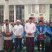 Bupati Merangin M. Syukur saat melepas calon Jamaah Haji. (Dok: Deni Satria Budi