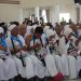 Suasana pelepasan keberangkatan 442 Jemaah Calon Haji Kloter BTH 19 di Asrama Haji Kota Baru, Kota Jambi, Selasa (12/5/2026). (Dok: Rudi)