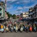 Komunitas Pecinta Scooter Jambi (KPSJ) saat kumpul bersama di salah satu ikon Kota Jambi. (Dok: Rudi)