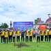 Kapolda Jambi Irjen Pol. Krisno H. Siregar bersama jajaran Polda Jambi melakukan penanaman pohon di kawasan MTQ Kota Jambi dalam rangka Road to Presisi Merdeka Run 2026, Jumat (29/5/2026). (Dok: Alpin)