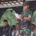 Danrem 042/Gapu Brigjen TNI Nyamin secara resmi membuka Karya Bakti Skala Besar TNI AD Tahun 2026 di Lapangan Gunung Kembang, Kabupaten Sarolangun, Jumat (29/5/2026). (Dok: Rahmat)