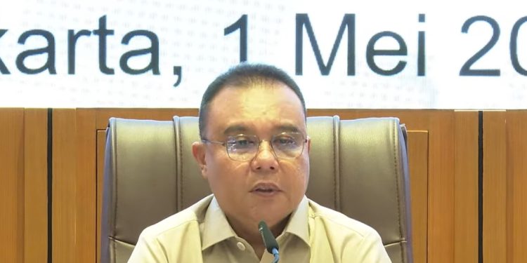 Wakil Ketua DPR RI, Sufmi Dasco Ahmad ungkap ada penurunan potongan biaya aplikator ojol. (YouTube/DPR RI)