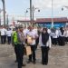 Kasi STNK Subdit Regident Ditlantas Polda Jambi, AKP Hadi Siswanto, memimpin apel gabungan di UPTD Samsat Kota Jambi, Rabu (6/5/2026). (Dok: Alpin)