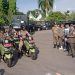 Wali Kota Jambi Maulana memimpin apel gelar pasukan sekaligus melepas Satgas Bahagia yang akan bertugas mengawasi ketertiban umum dan kebersihan di seluruh wilayah Kota Jambi, Senin (11/5/2026). (Dok: Rahmat)