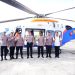 Kapolda Jambi Irjen Pol. Krisno H. Siregar bersama jajaran melakukan patroli udara menggunakan Helikopter Polri untuk memantau titik rawan kebakaran hutan dan lahan (karhutla) di wilayah Provinsi Jambi, Rabu (13/5/2026). (Dok: Alpin)