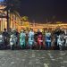 Sekelompok riders Yamaha Fazzio di Jambi berpose bersama saat nongkrong di kawasan Taman Jaksa. (Dok: Rudi)