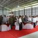 Danrem 042/Gapu Brigjen TNI Nyamin bersama unsur Forkopimda mengikuti video conference peresmian operasional 1.061 Koperasi Desa/Kelurahan Merah Putih yang dipimpin Presiden RI Prabowo Subianto di Kelurahan Kasang, Kota Jambi, Sabtu (16/5/2026). (Dok: Rudi)