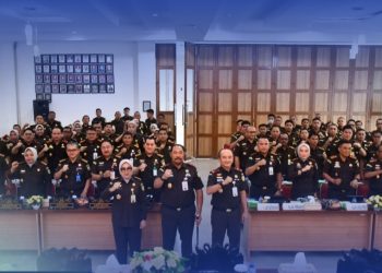 Kajati Jambi Sugeng Hariadi membuka kegiatan Pra-Musrenbang Tahun 2026 di Aula Kejaksaan Tinggi Jambi, Senin (25/5/2026). (Dok: Rudi)