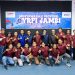 Ketua terpilih YRFI Chapter Jambi periode 2026–2029, Ari Gusriantoro (Arai), bersama perwakilan komunitas motor Yamaha usai pelaksanaan Musyawarah Provinsi (Musprov) di Jambi. (Dok: Alpin)