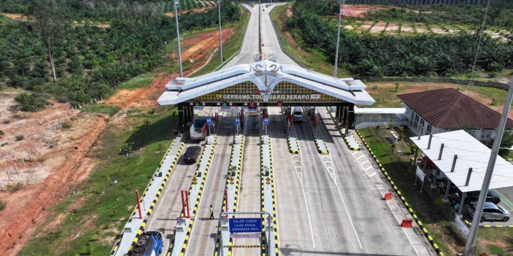 Pada 30 Mei 2026, trafik kendaraan di JTTS tercatat mencapai 139.061 kendaraan atau meningkat 27,30 persen dibandingkan hari normal. (Dok: Hutama Karya)
