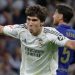 Pemain Real Madrid Gonzalo Garcia berselebrasi setelah sukses mencetak gol ke gawang Real Oviedo pada laga pekan ke-36 Liga Spanyol 2025/26 di Stadion Santiago Bernabeu, Jumat. Madrid menang 2-0. (Dok: X/LaLiga)