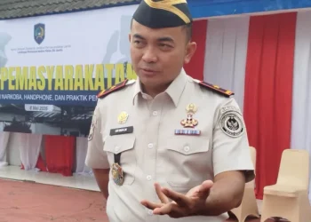 Kakanwil Ditjenpas Jambi Irwan Rahmat Gumilar di Lapas Kelas IIA Jambi. (Dok: Redaksi)