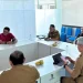 Kepala Dinas PUTR Provinsi Jambi Muzakir menghadiri rapat bersama anggota DPR RI Dapil Jambi Dr. Edi Purwanto dalam rangka penyampaian usulan prioritas pembangunan infrastruktur jalan daerah di Aula Bappeda Provinsi Jambi. (Dok: Redaksi)