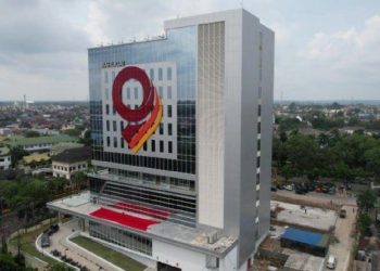 Gedung Mahligai 9 Bank Jambi. (Dok: Redaksi)