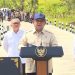Presiden Prabowo Subianto memberikan sambutan dalam peresmian selesainya pelaksanaan instruksi Presiden (Inpres) tahun 2025 Jalan Daerah sepanjang 1.151 km di seluruh Indonesia untuk tahun 2025 di Kabupaten Sampang, Madura, Jawa Timur. (Dok: Youtube Sekretariat Presiden)