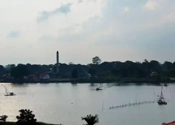 Cuaca Danau Sipin yang terletak di Kecamatan Telanaipura, Kota Jambi. (Dok: rahmat)