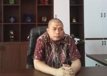 Kepala BPKAD Kabupaten Muaro Jambi, Farhan, menyampaikan bahwa pencairan Gaji ke-13 Tahun 2026 bagi ASN di lingkungan Pemkab Muaro Jambi telah terealisasi 100 persen. (Dok: Rahmat)