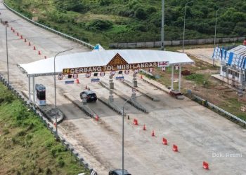 Gerbang Tol Musi Landas. (Dok: Hutama Karya)