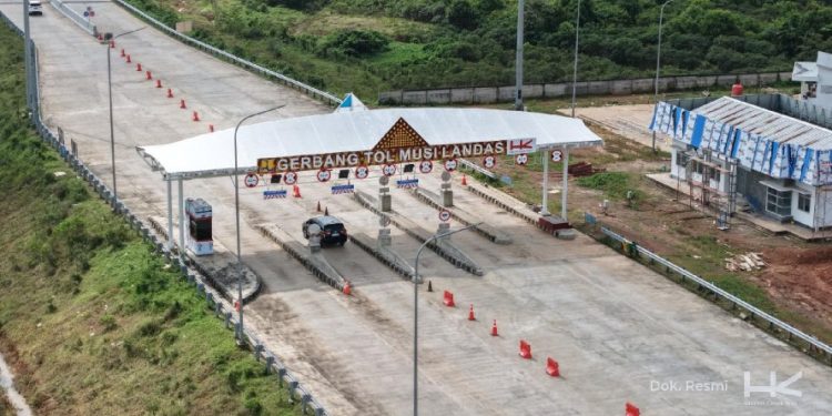 Gerbang Tol Musi Landas. (Dok: Hutama Karya)