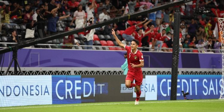 Marselino Ferdinan usai cetak gol ke gawang Irak. (Dok: PSSI)