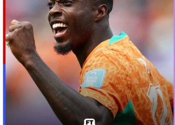 Pemain Pantai Gading merayakan gol saat menghadapi Curacao pada laga terakhir Grup E Piala Dunia FIFA 2026 di Philadelphia. (DOk: Instagram @fifaworldcup)